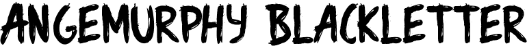 preview image of the Angemurphy Blackletter font