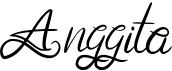 preview image of the Anggita font