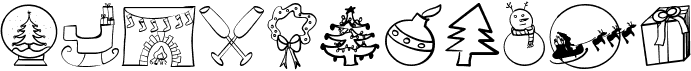 preview image of the Angie's Christmas font