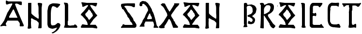 preview image of the Anglo-Saxon Project font