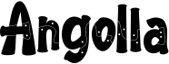 preview image of the Angolla font