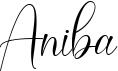 preview image of the Aniba font