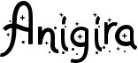 preview image of the Anigira font