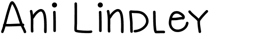 preview image of the Ani Lindley font