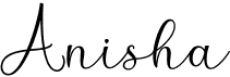 preview image of the Anisha font