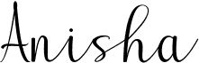 preview image of the Anisha font