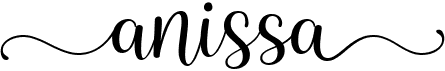 preview image of the Anissa font