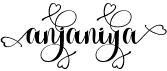 preview image of the Anjaniya font