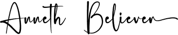 preview image of the Anneth  Believer font