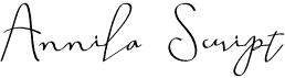 preview image of the Annila Script font