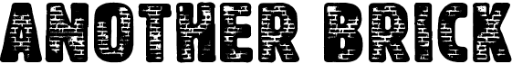 preview image of the Another Brick font