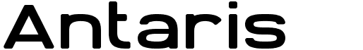 preview image of the Antaris CF font