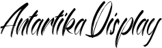 preview image of the Antartika Display font