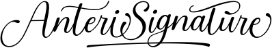 preview image of the Anteri Signature font