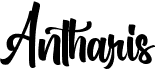 preview image of the Antharis font