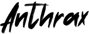 preview image of the Anthrax font
