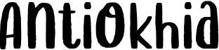 preview image of the Antiokhia font
