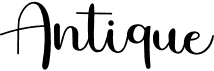 preview image of the Antique font