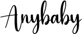 preview image of the Anybaby font