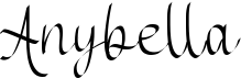 preview image of the Anybella font