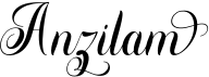 preview image of the Anzilam font