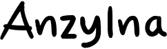 preview image of the Anzylna font