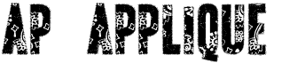 preview image of the AP Applique font