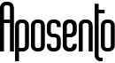 preview image of the Aposento font