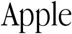 preview image of the Apple Garamond font