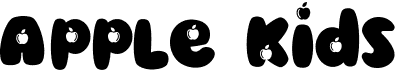 preview image of the Apple Kids font