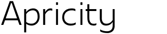 preview image of the Apricity font