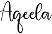 preview image of the Aqeela font