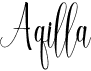 preview image of the Aqilla font