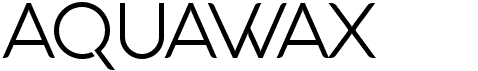 preview image of the Aquawax font