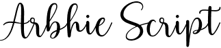 preview image of the Arbhie Script font