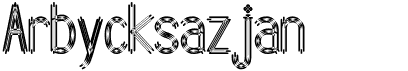 preview image of the Arbycksazjan font