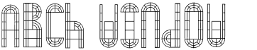 preview image of the Arch Window font