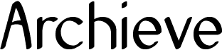 preview image of the Archieve font