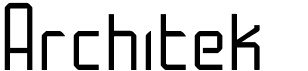 preview image of the Architek font