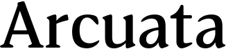 preview image of the Arcuata font