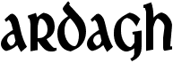 preview image of the Ardagh font