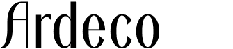 preview image of the Ardeco font