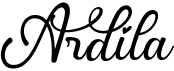 preview image of the Ardila font