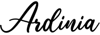 preview image of the Ardinia font