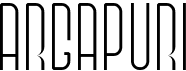 preview image of the Argapuri font
