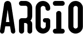 preview image of the Argio font