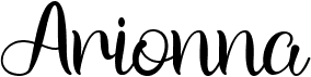 preview image of the Arionna font