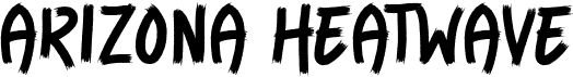 preview image of the Arizona Heatwave font