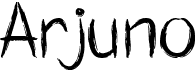 preview image of the Arjuno font