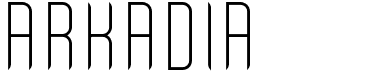 preview image of the Arkadia font